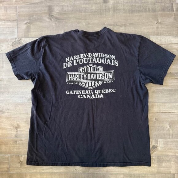 Harley Davidson T-shirt mens 2XL - Picture 3 of 5